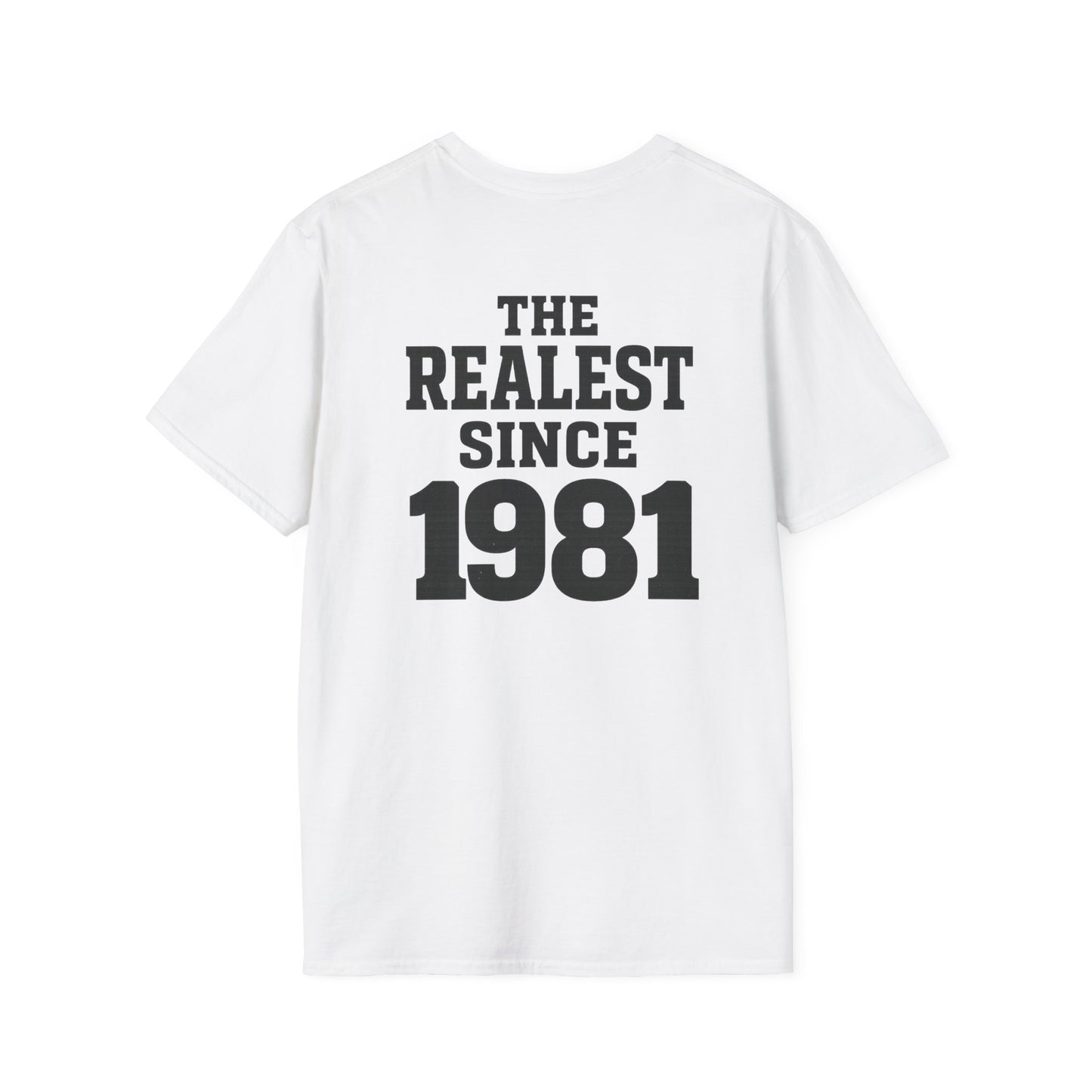 Vintage Inspired Unisex T-Shirt, Perfect Gift for 40th Birthdays, Casual Wear, The Realest Since 1981 Tee, Comfortable Streetwear