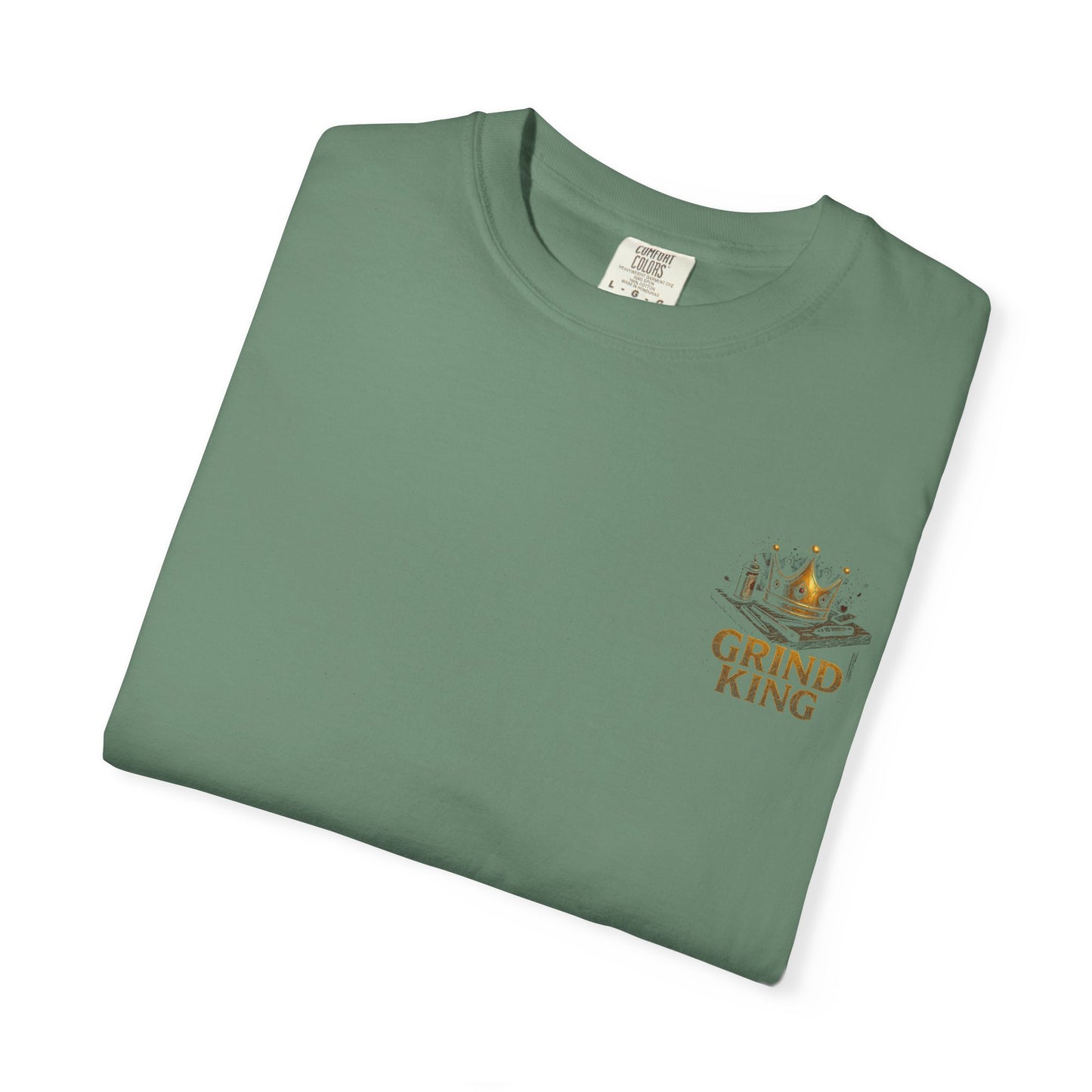 Grind King Unisex T-Shirt | Motivational Tee for Hustlers | Perfect Gift for Entrepreneurs, Graduates, or Father's Day | Casual Style