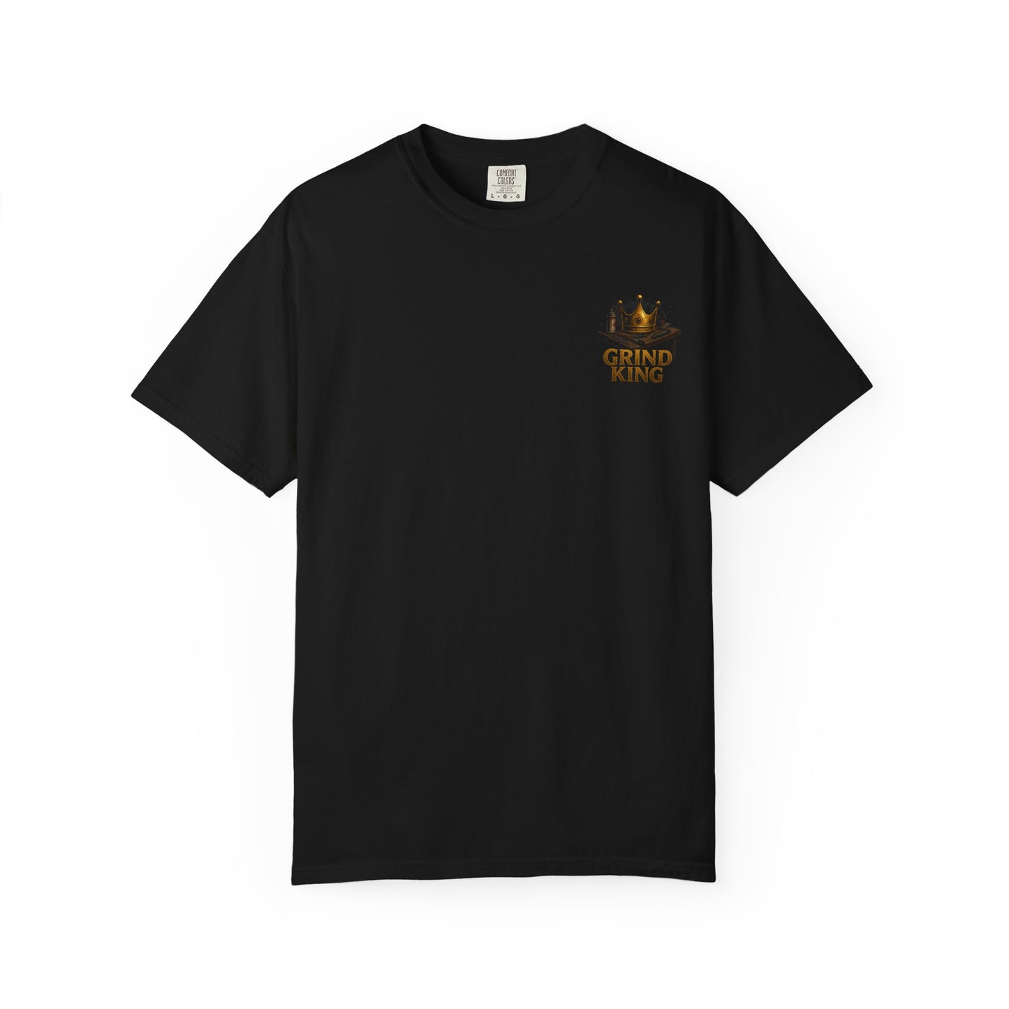Grind King Unisex T-Shirt | Motivational Tee for Hustlers | Perfect Gift for Entrepreneurs, Graduates, or Father's Day | Casual Style