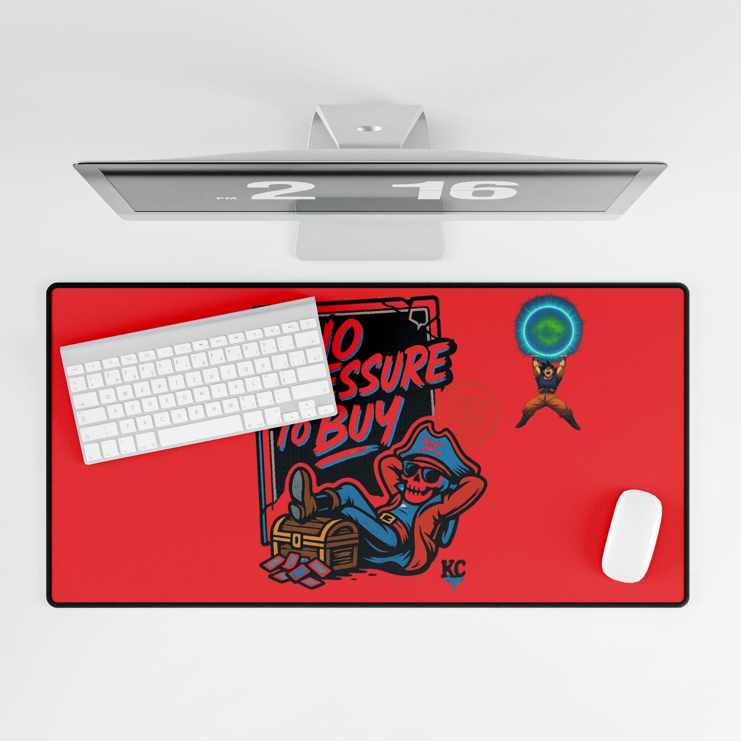 NO PRESSURE TO BUY GAMER MAT X GOKU