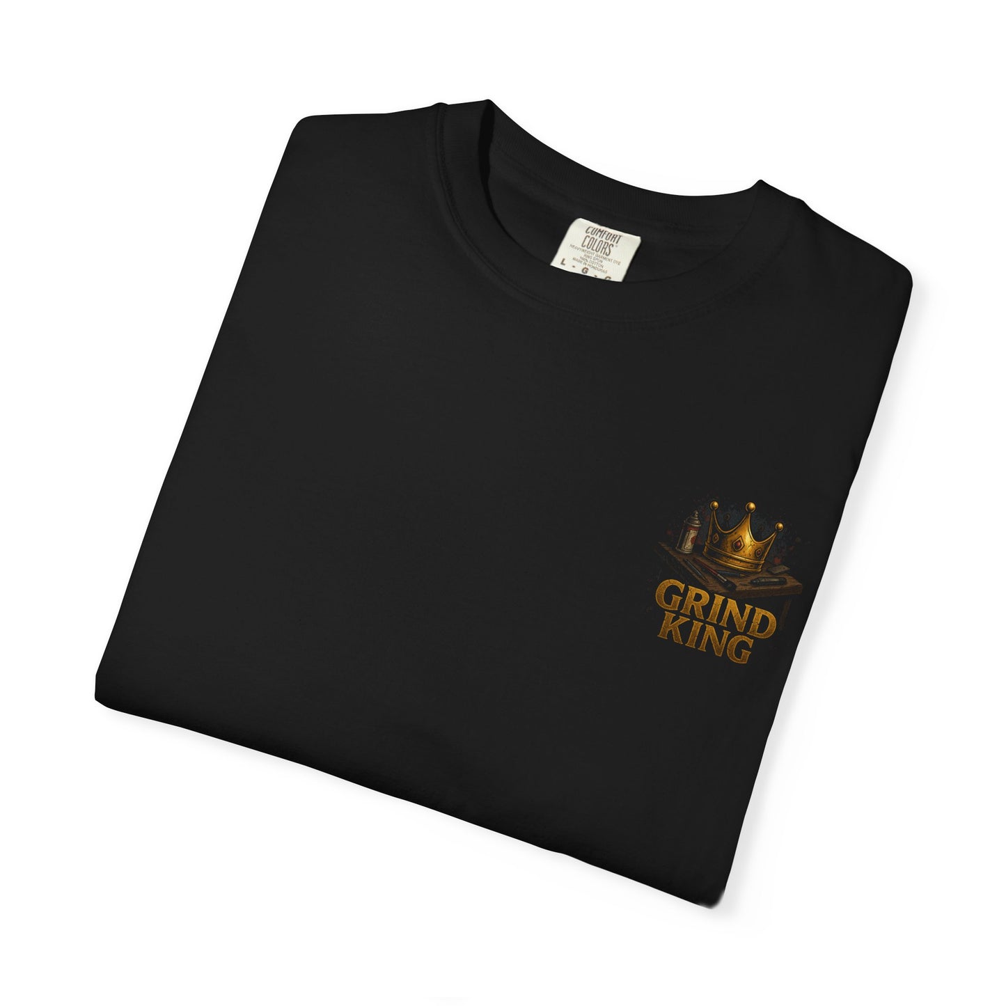 Grind King Unisex T-Shirt | Motivational Tee for Hustlers | Perfect Gift for Entrepreneurs, Graduates, or Father's Day | Casual Style