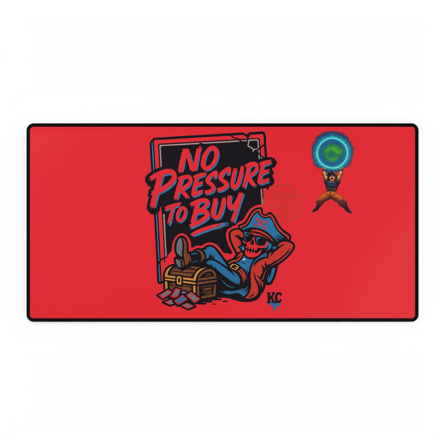 NO PRESSURE TO BUY GAMER MAT X GOKU