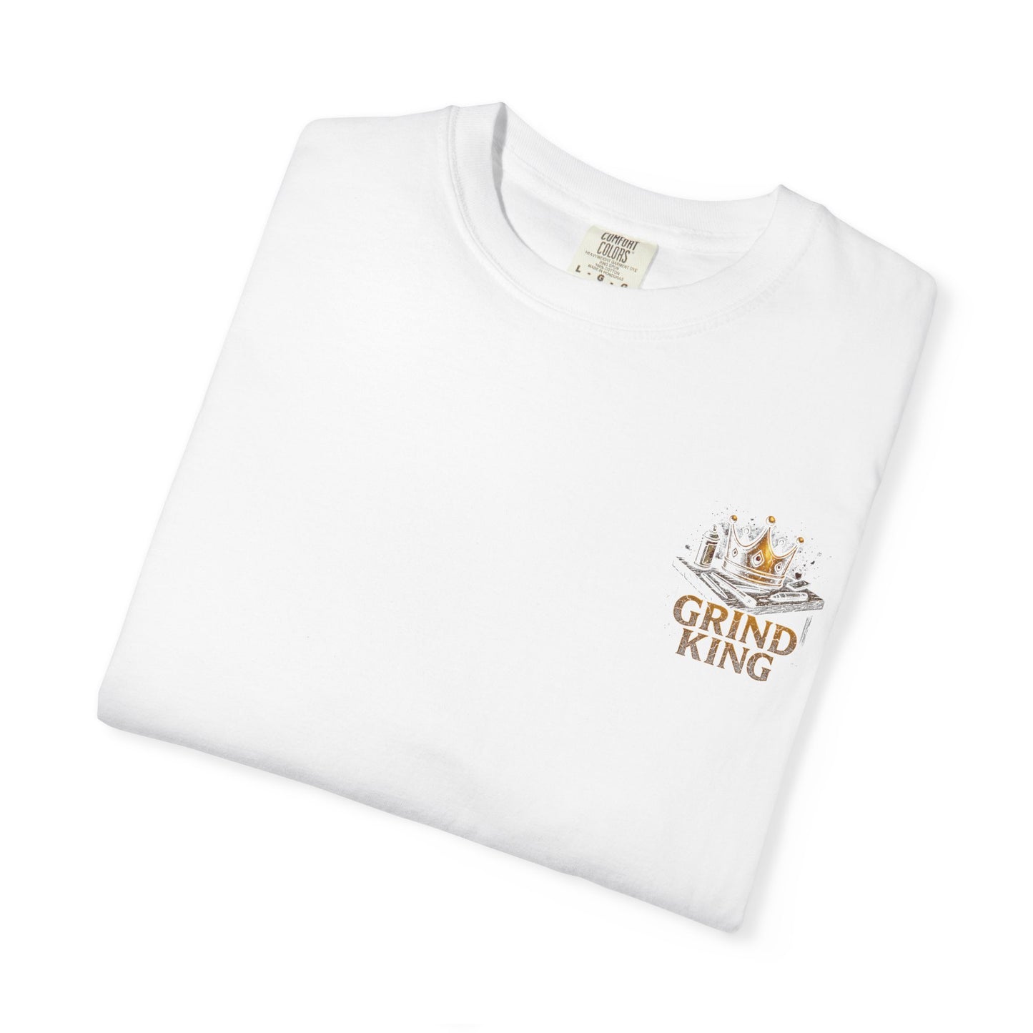 Grind King Unisex T-Shirt | Motivational Tee for Hustlers | Perfect Gift for Entrepreneurs, Graduates, or Father's Day | Casual Style