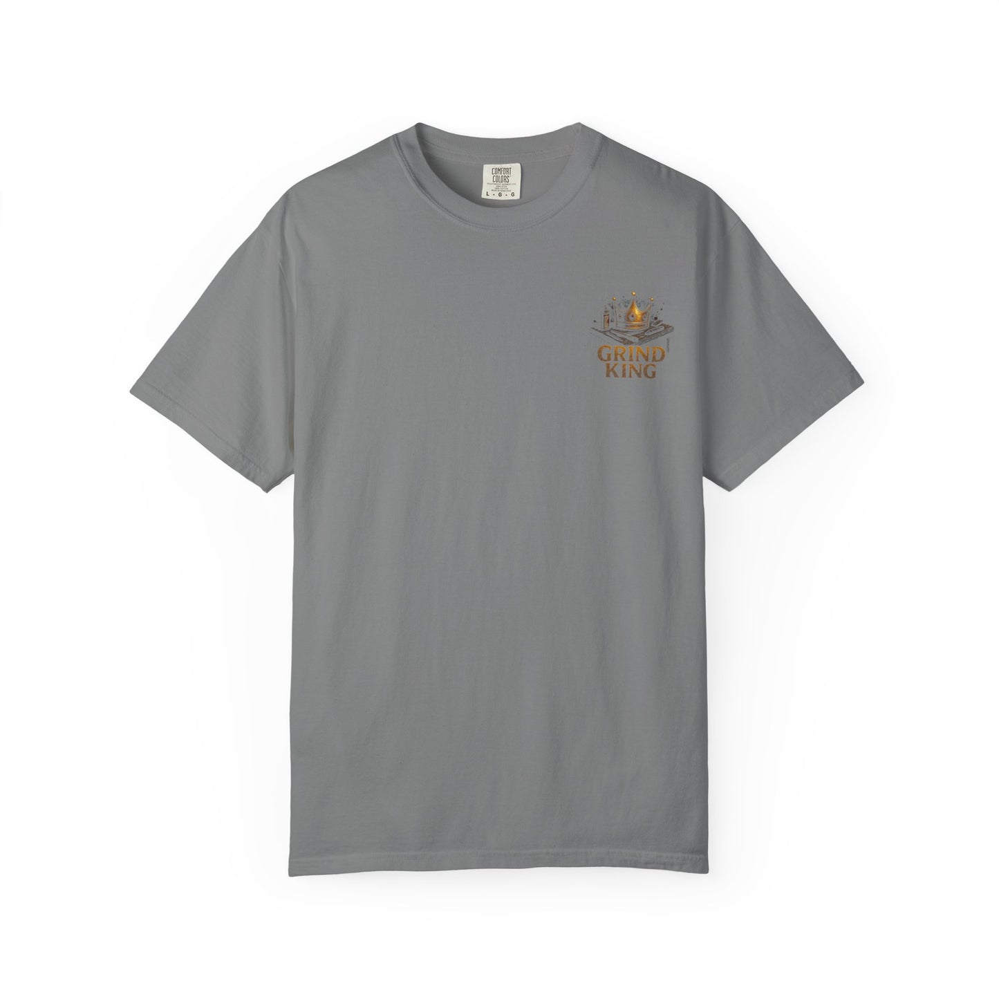 Grind King Unisex T-Shirt | Motivational Tee for Hustlers | Perfect Gift for Entrepreneurs, Graduates, or Father's Day | Casual Style
