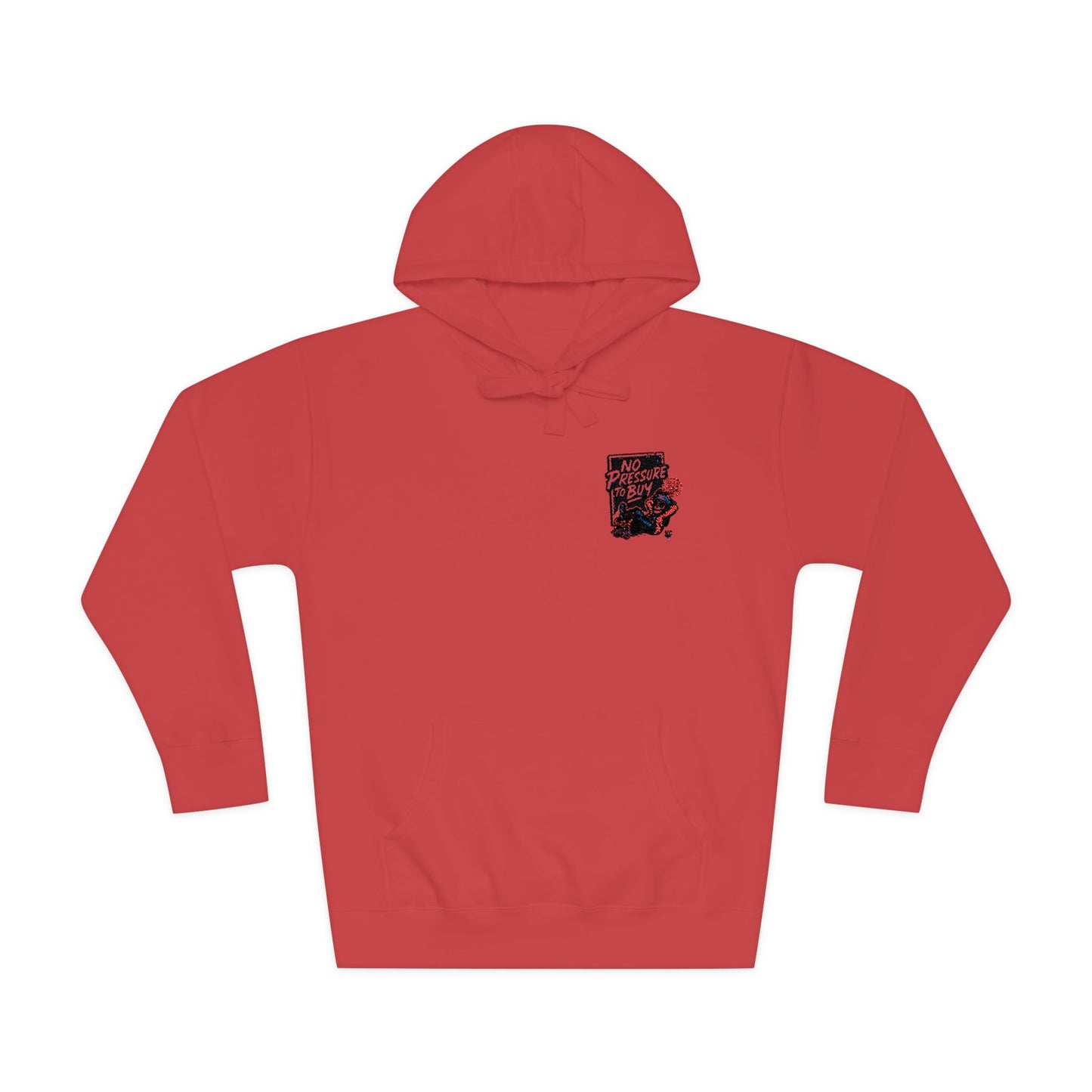 Cozy No Pressure To Buy Unisex Fleece Hoodie