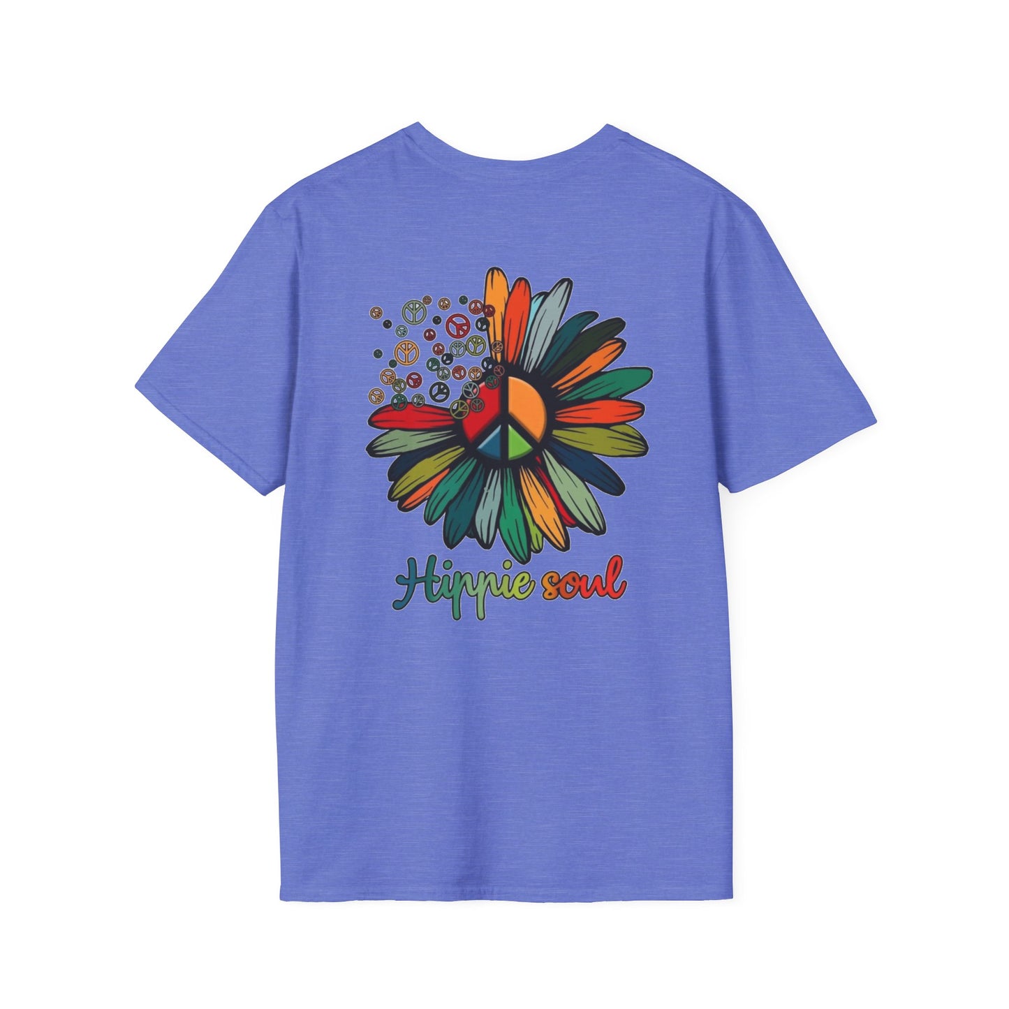 Hippie Soul T-Shirt | Unisex Graphic Tee, Vintage Inspired Apparel, Boho Clothing, Peace Sign Shirt, Gifts for Free Spirits