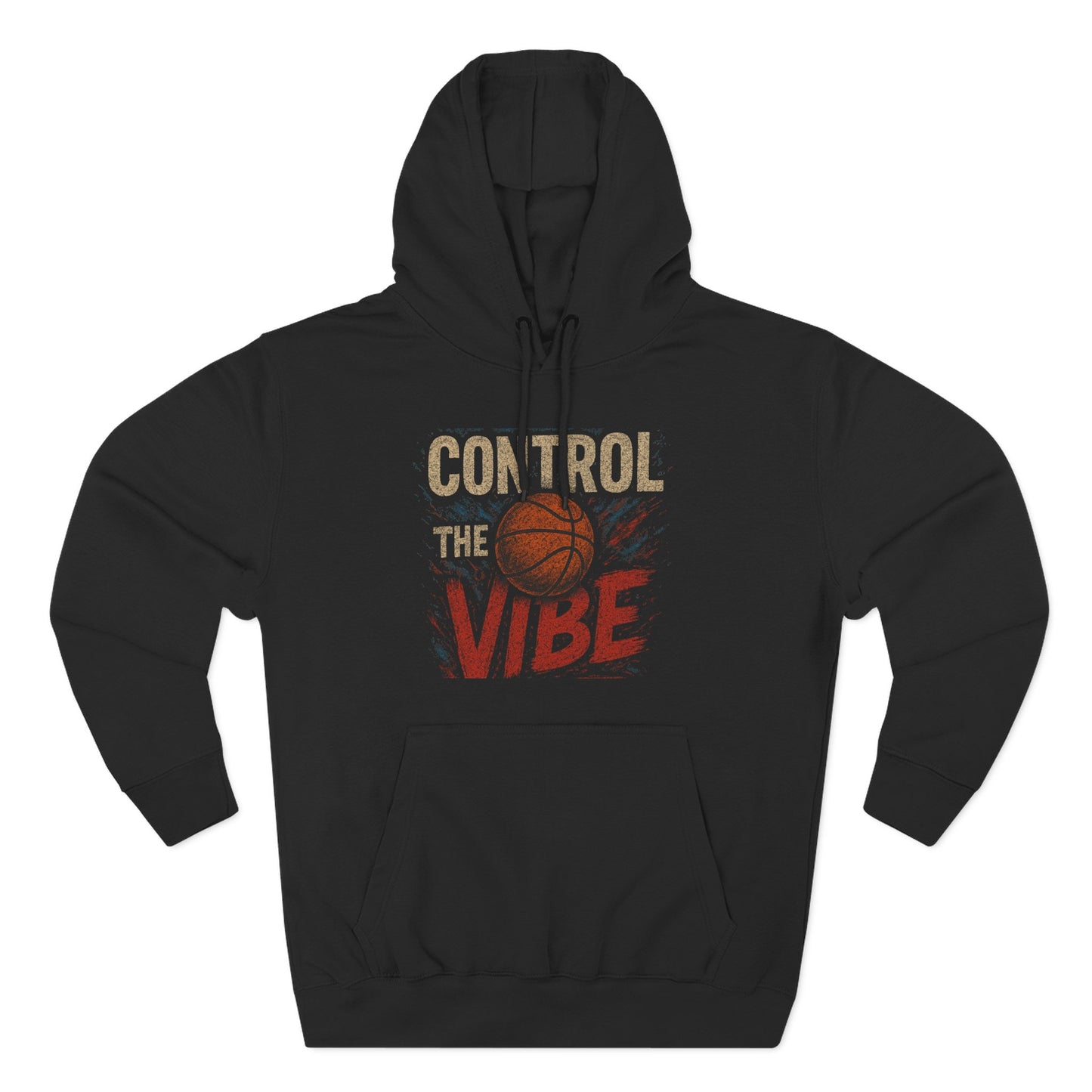 Basketball Vibe Hoodie - Control the Vibe, Sports Gift, Trendy Hoodie, Men's Apparel, Activewear
