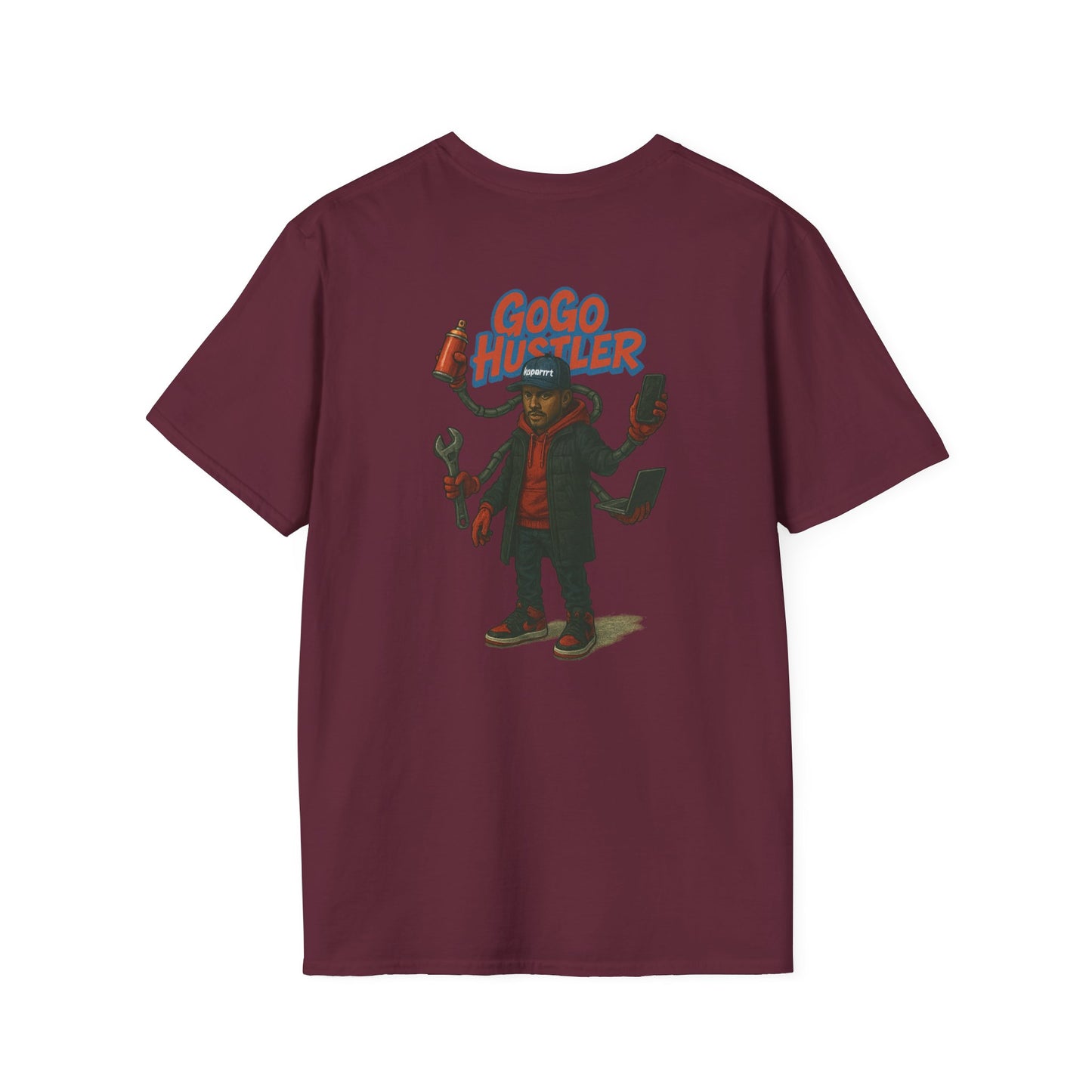 GoGo Hustler Unisex Softstyle T-Shirt | Cool Graphic Tee