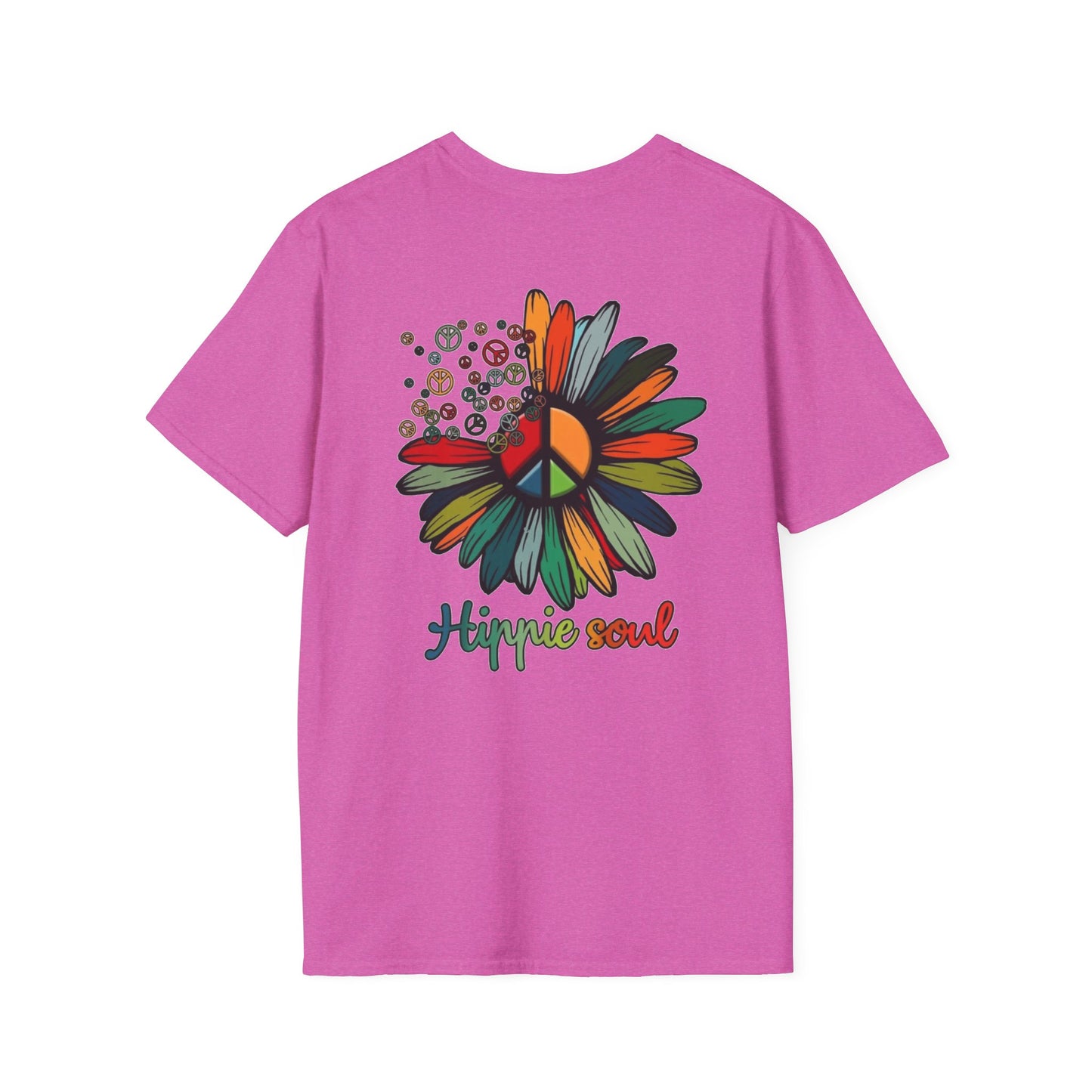 Hippie Soul T-Shirt | Unisex Graphic Tee, Vintage Inspired Apparel, Boho Clothing, Peace Sign Shirt, Gifts for Free Spirits
