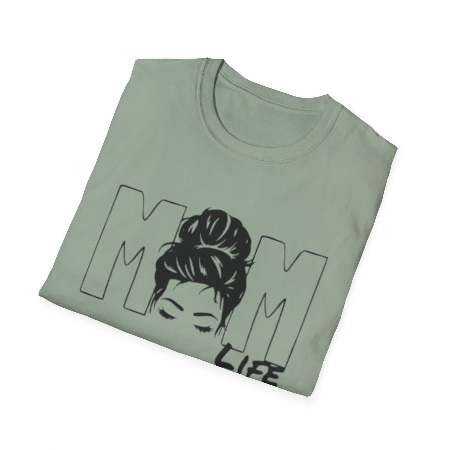 Mom Life Tee #2 Unisex Softstyle T-Shirt, Casual Wear, Mother's Day Gift, Family Gatherings, Everyday Comfort, Trendy Tee