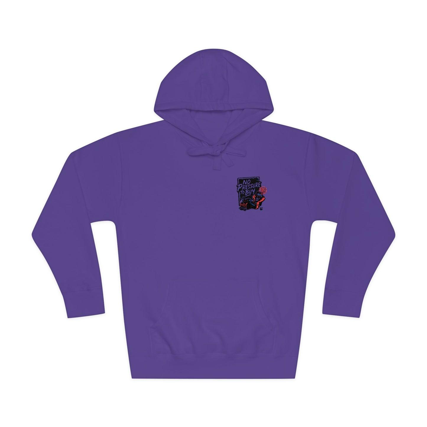Cozy No Pressure To Buy Unisex Fleece Hoodie