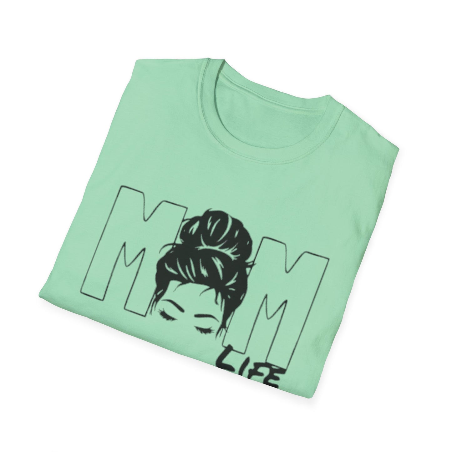 Mom Life Tee #2 Unisex Softstyle T-Shirt, Casual Wear, Mother's Day Gift, Family Gatherings, Everyday Comfort, Trendy Tee