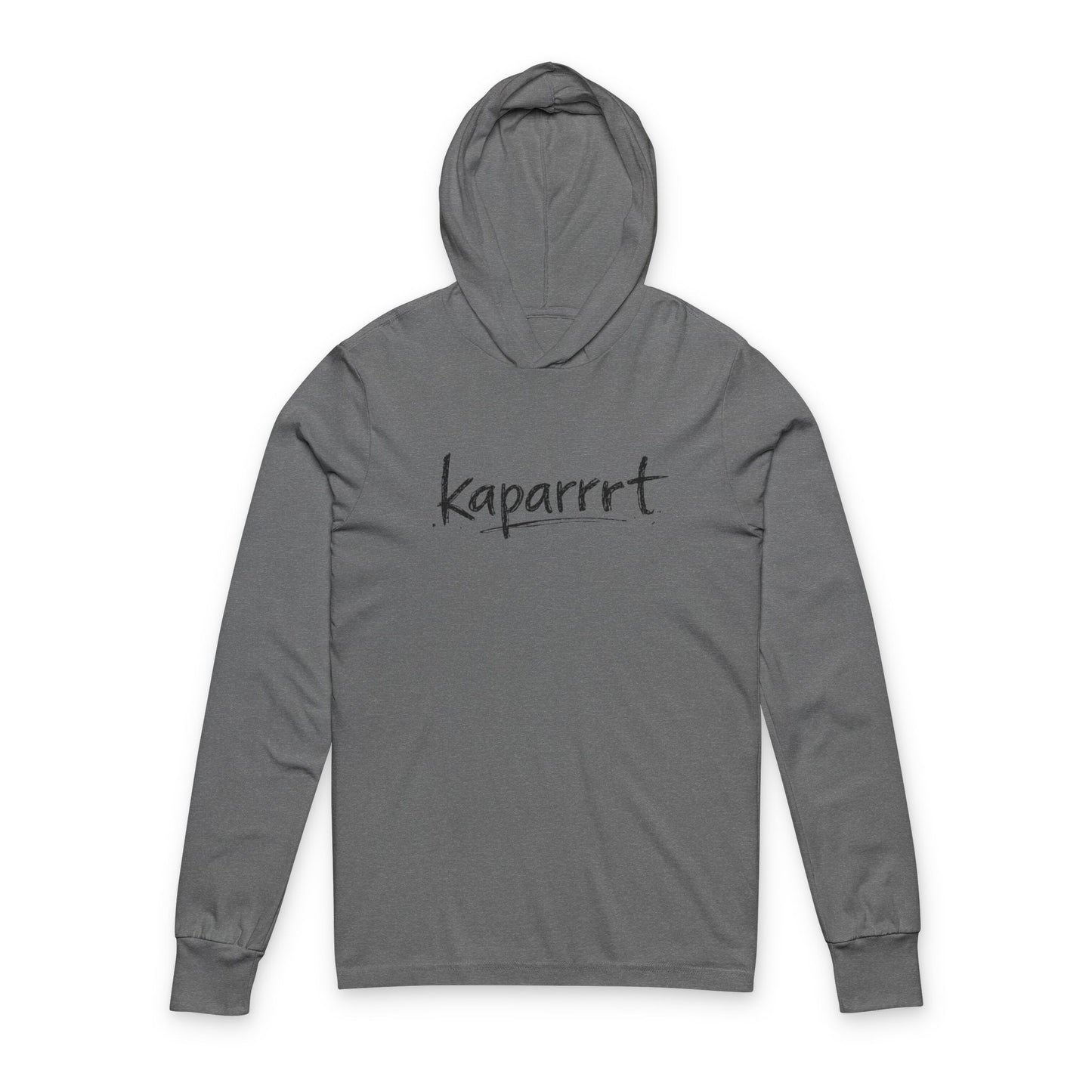 Kaparrt Script Hooded Long Sleeve Tee