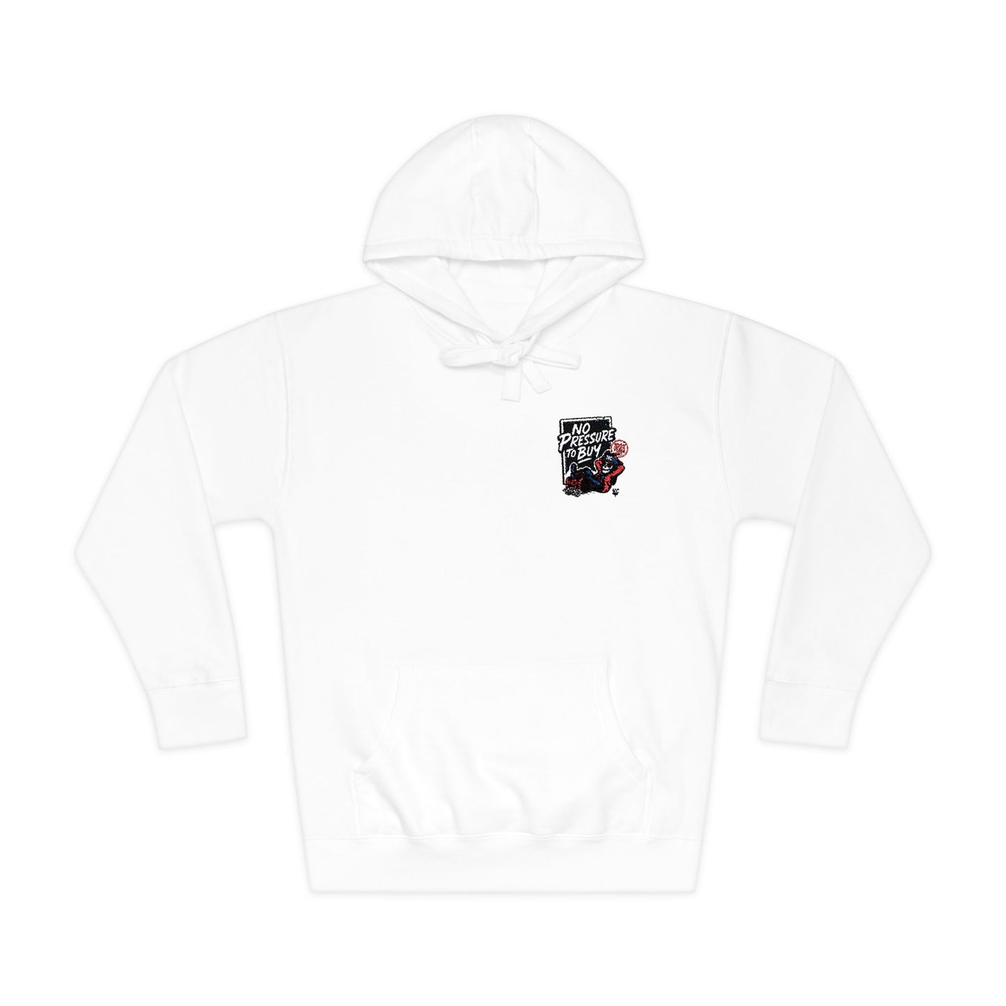 Cozy No Pressure To Buy Unisex Fleece Hoodie