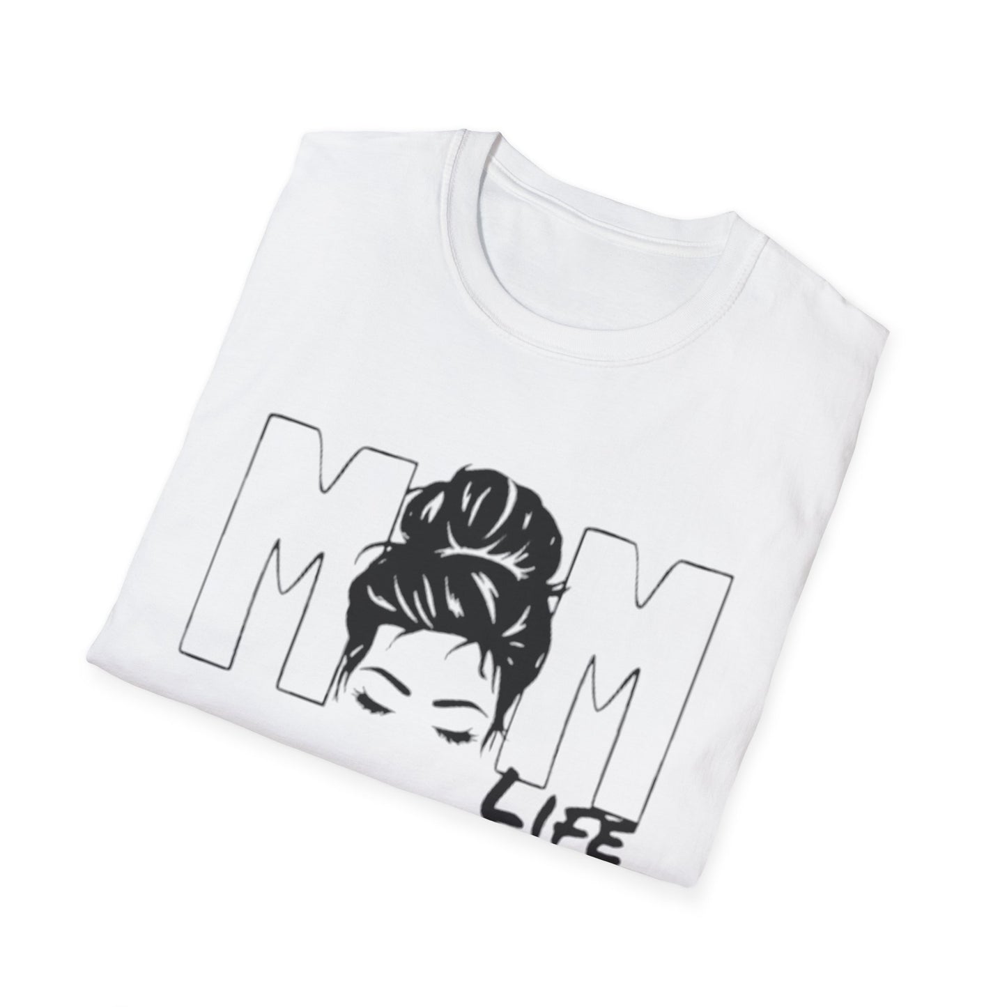 Mom Life Tee #2 Unisex Softstyle T-Shirt, Casual Wear, Mother's Day Gift, Family Gatherings, Everyday Comfort, Trendy Tee
