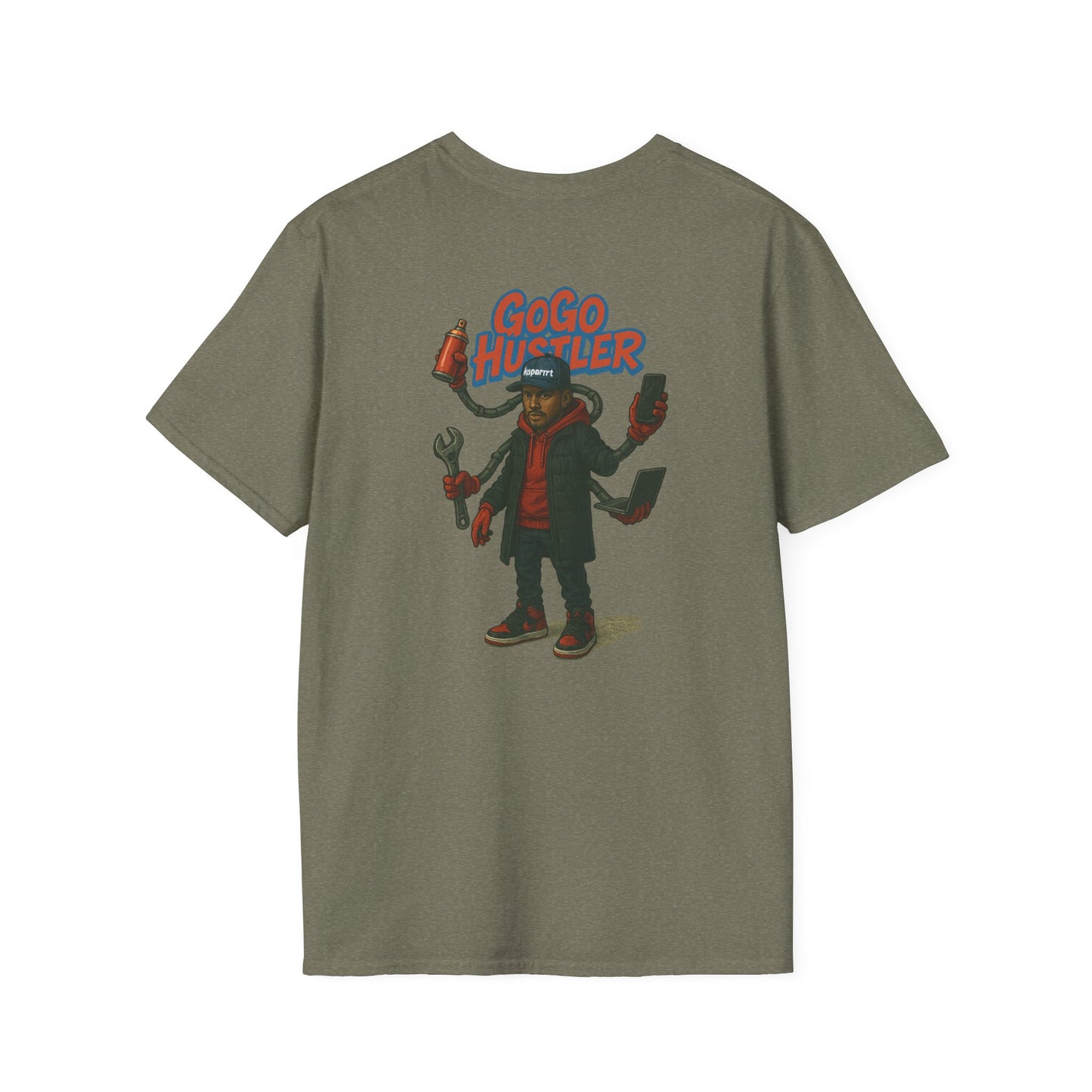GoGo Hustler Unisex Softstyle T-Shirt | Cool Graphic Tee