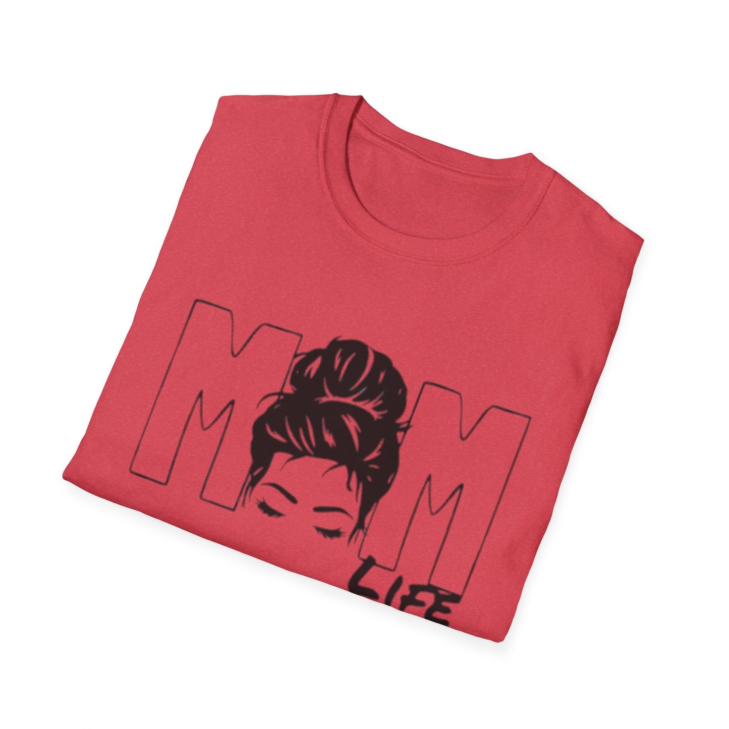 Mom Life Tee #2 Unisex Softstyle T-Shirt, Casual Wear, Mother's Day Gift, Family Gatherings, Everyday Comfort, Trendy Tee