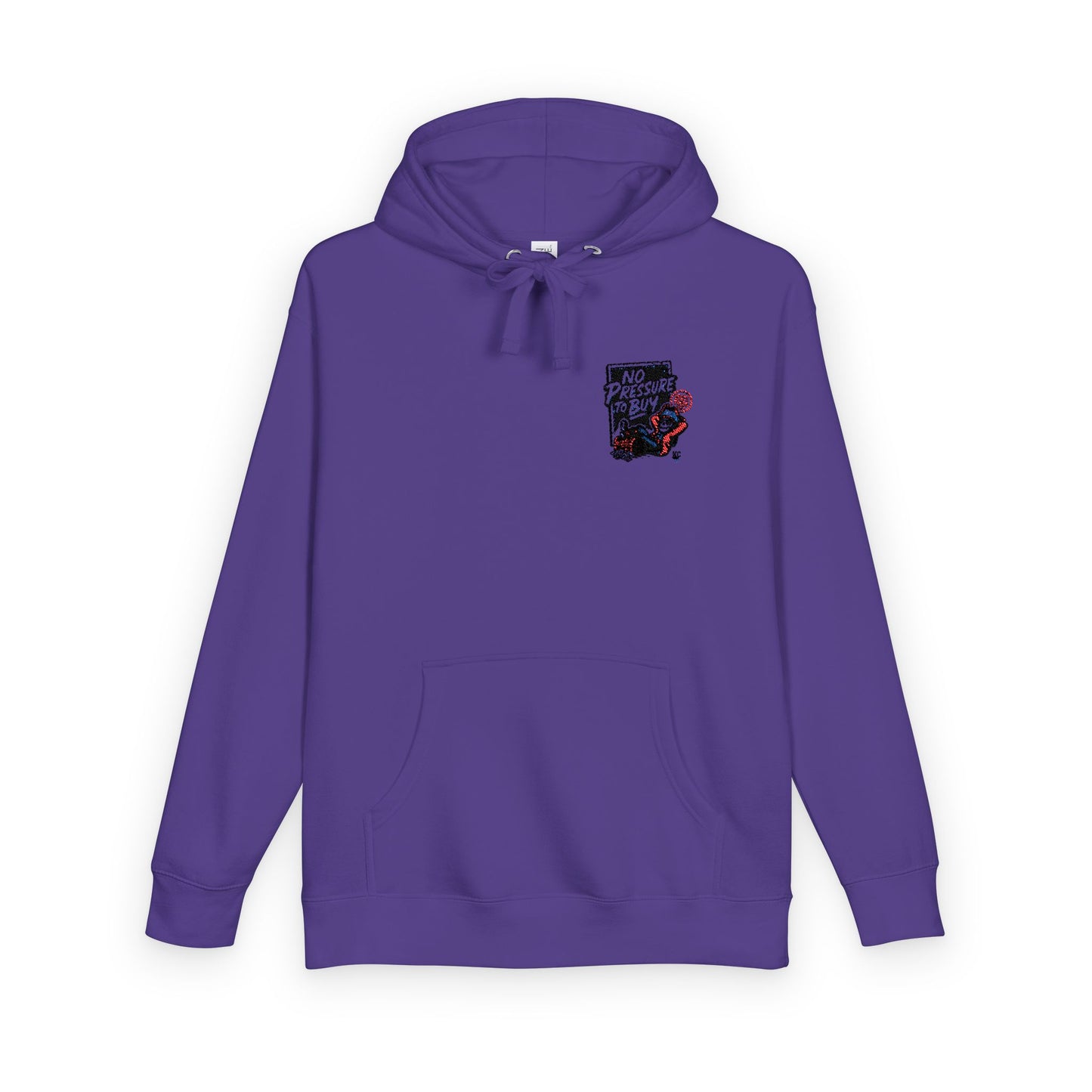 Cozy No Pressure To Buy Unisex Fleece Hoodie