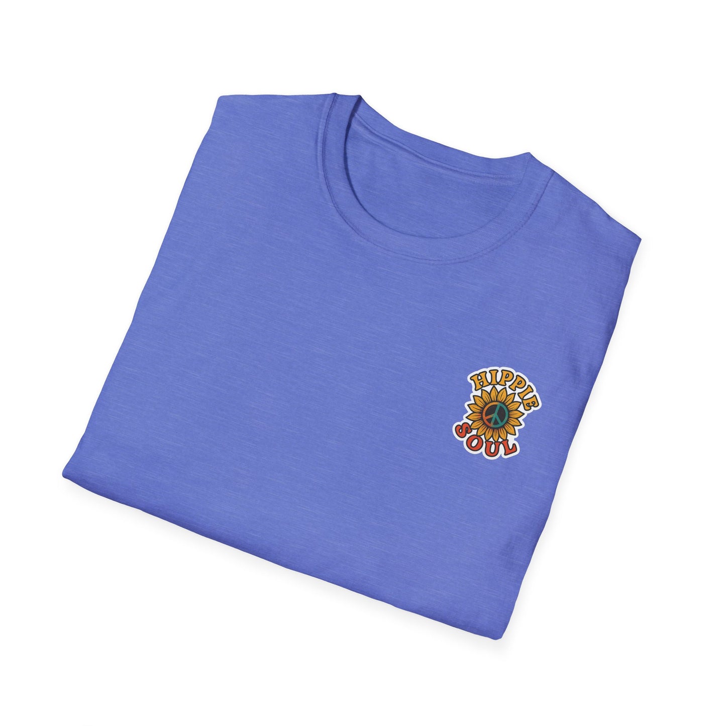 Hippie Soul T-Shirt | Unisex Graphic Tee, Vintage Inspired Apparel, Boho Clothing, Peace Sign Shirt, Gifts for Free Spirits