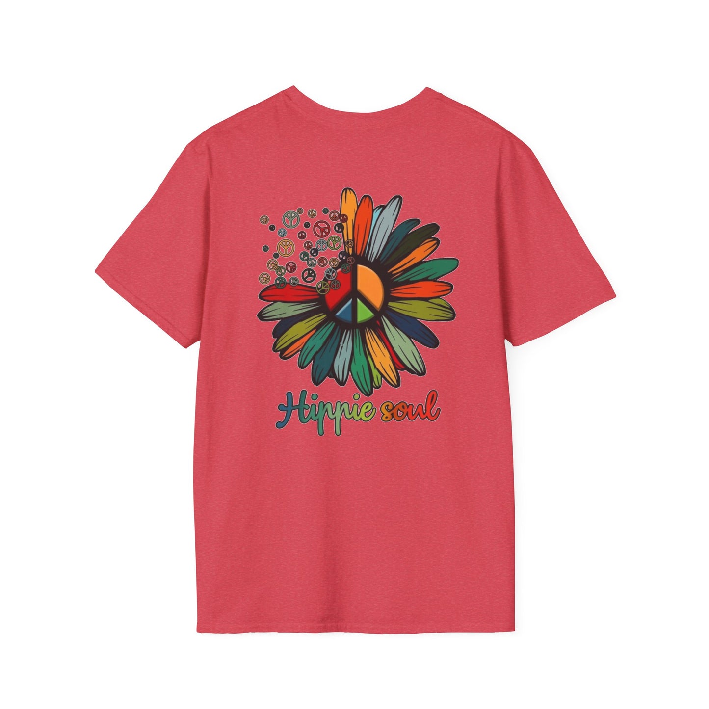 Hippie Soul T-Shirt | Unisex Graphic Tee, Vintage Inspired Apparel, Boho Clothing, Peace Sign Shirt, Gifts for Free Spirits