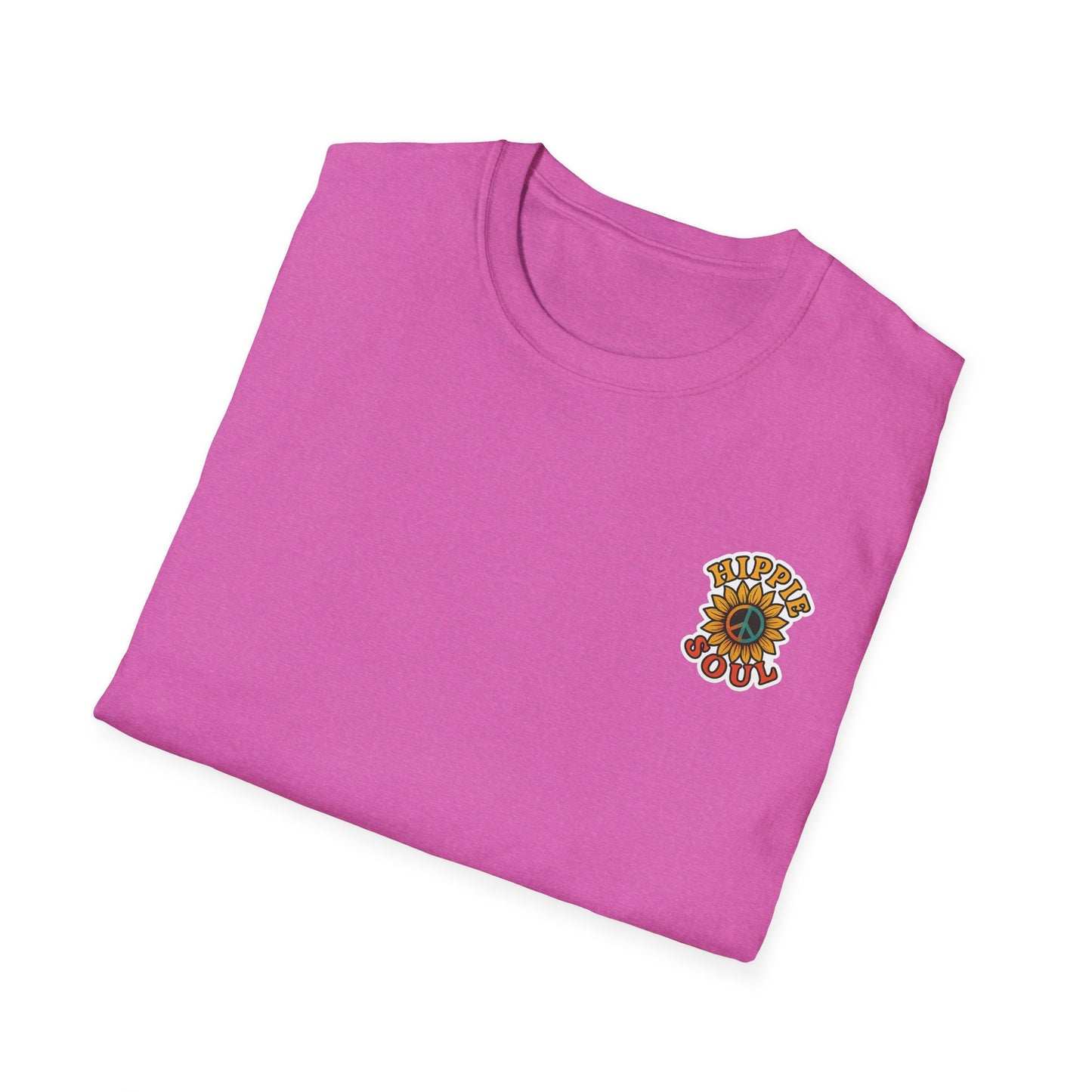 Hippie Soul T-Shirt | Unisex Graphic Tee, Vintage Inspired Apparel, Boho Clothing, Peace Sign Shirt, Gifts for Free Spirits