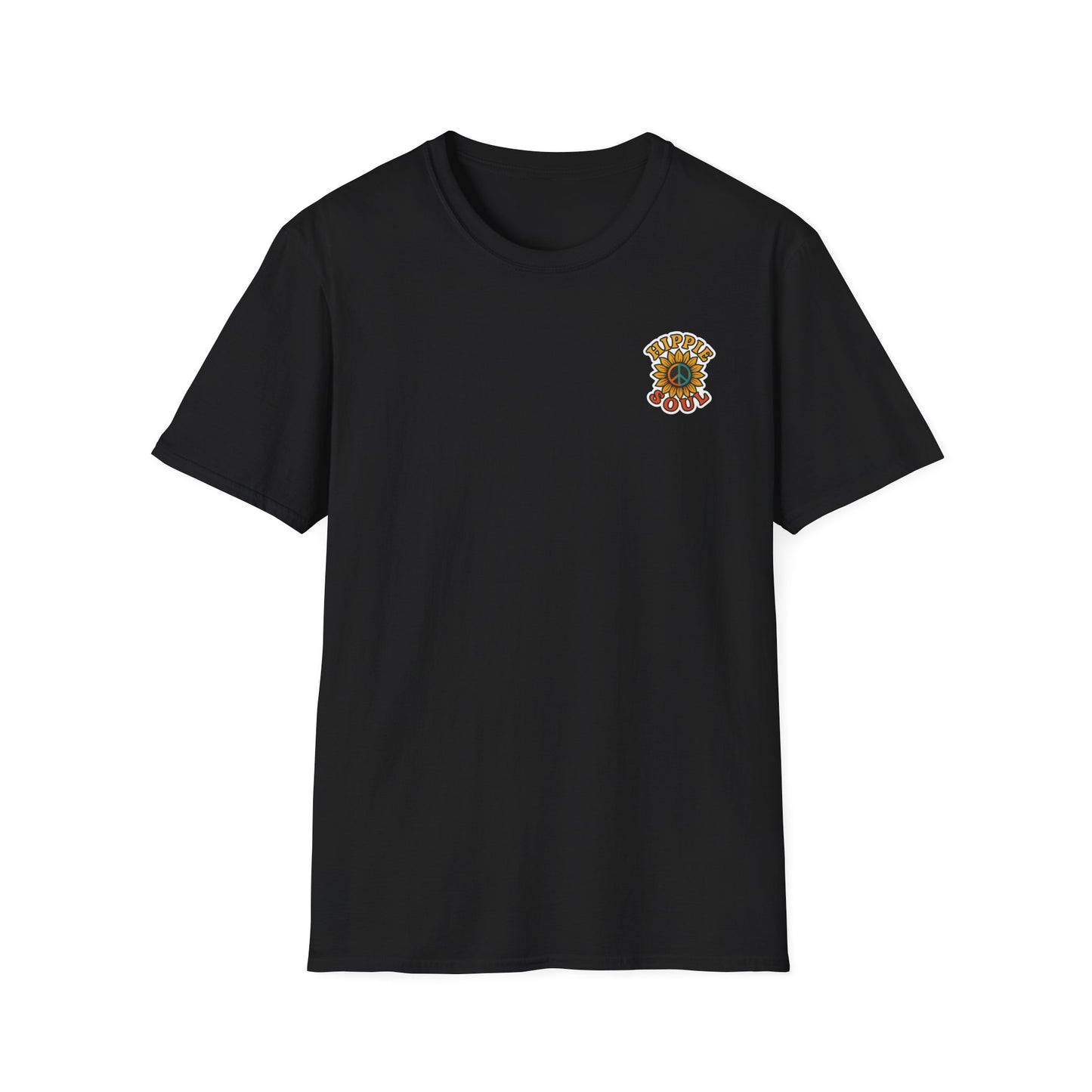 Hippie Soul T-Shirt | Unisex Graphic Tee, Vintage Inspired Apparel, Boho Clothing, Peace Sign Shirt, Gifts for Free Spirits