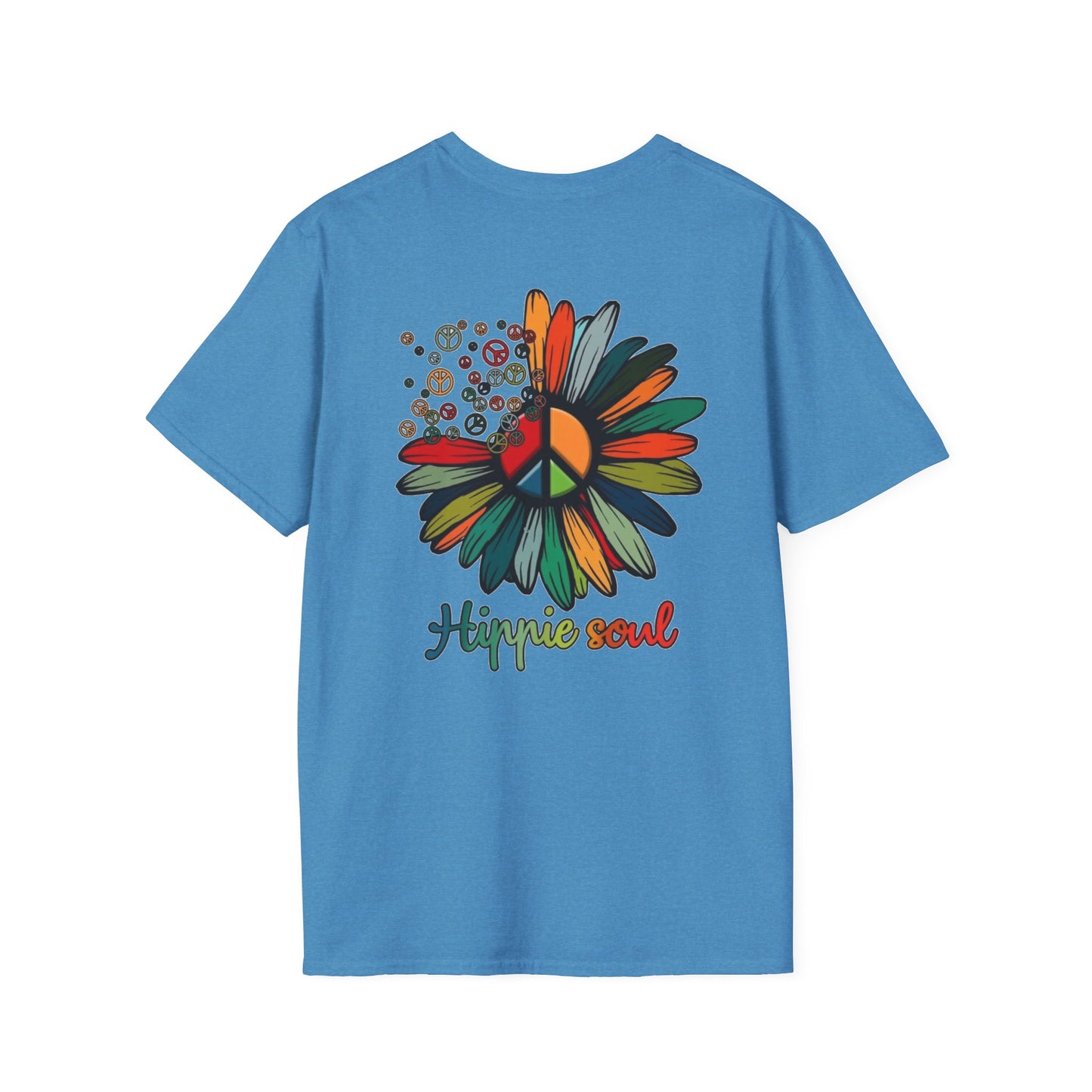 Hippie Soul T-Shirt | Unisex Graphic Tee, Vintage Inspired Apparel, Boho Clothing, Peace Sign Shirt, Gifts for Free Spirits