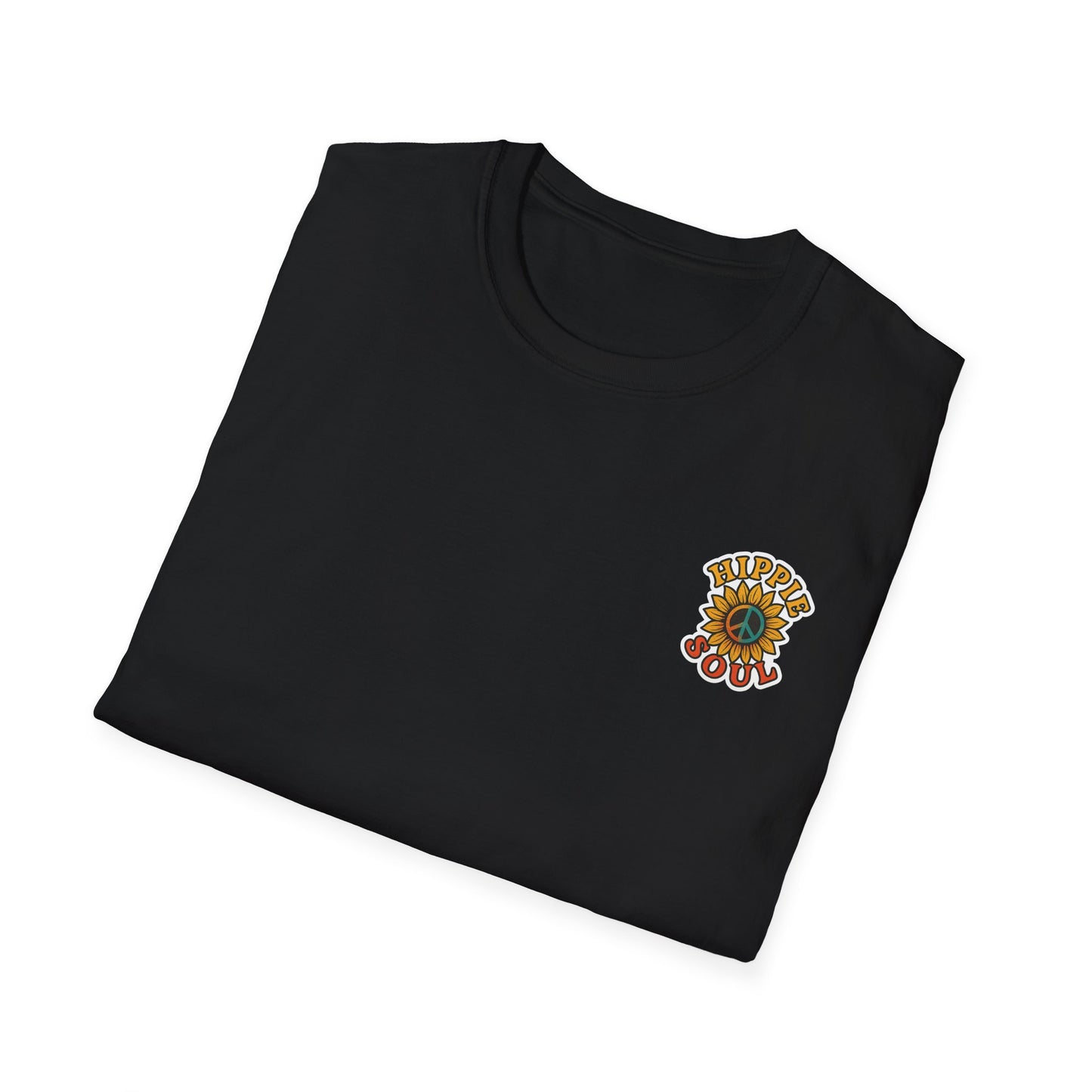 Hippie Soul T-Shirt | Unisex Graphic Tee, Vintage Inspired Apparel, Boho Clothing, Peace Sign Shirt, Gifts for Free Spirits