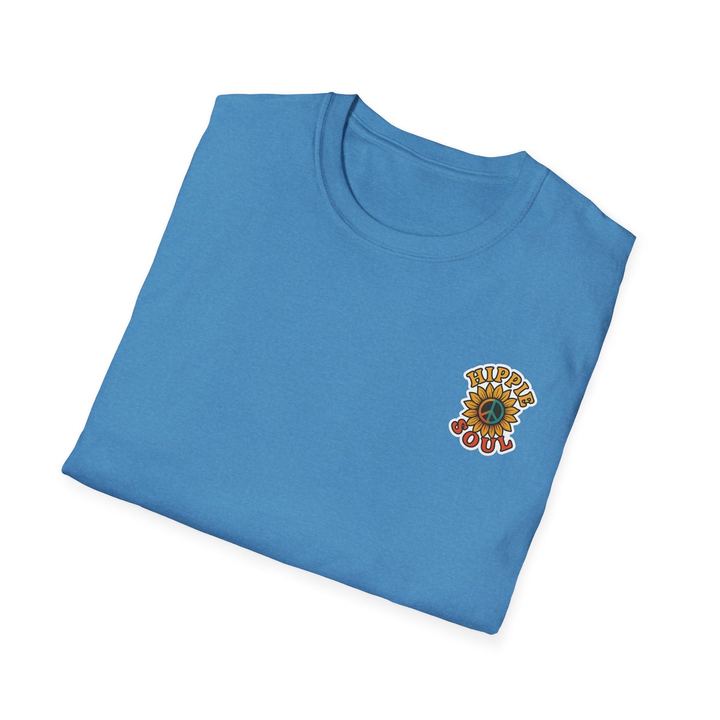 Hippie Soul T-Shirt | Unisex Graphic Tee, Vintage Inspired Apparel, Boho Clothing, Peace Sign Shirt, Gifts for Free Spirits