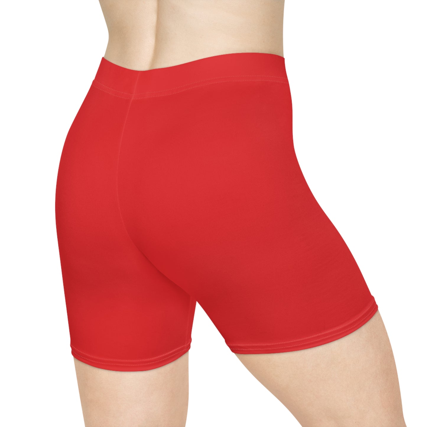 Vibe Queen Women's Biker Shorts, Trendy Activewear, Summer Workout Gear, Festive Party Essentials, Stylish Casual Wear