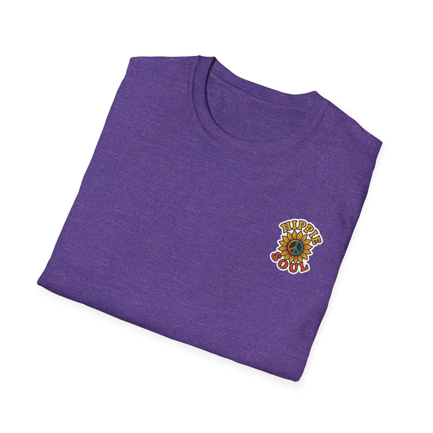 Hippie Soul T-Shirt | Unisex Graphic Tee, Vintage Inspired Apparel, Boho Clothing, Peace Sign Shirt, Gifts for Free Spirits