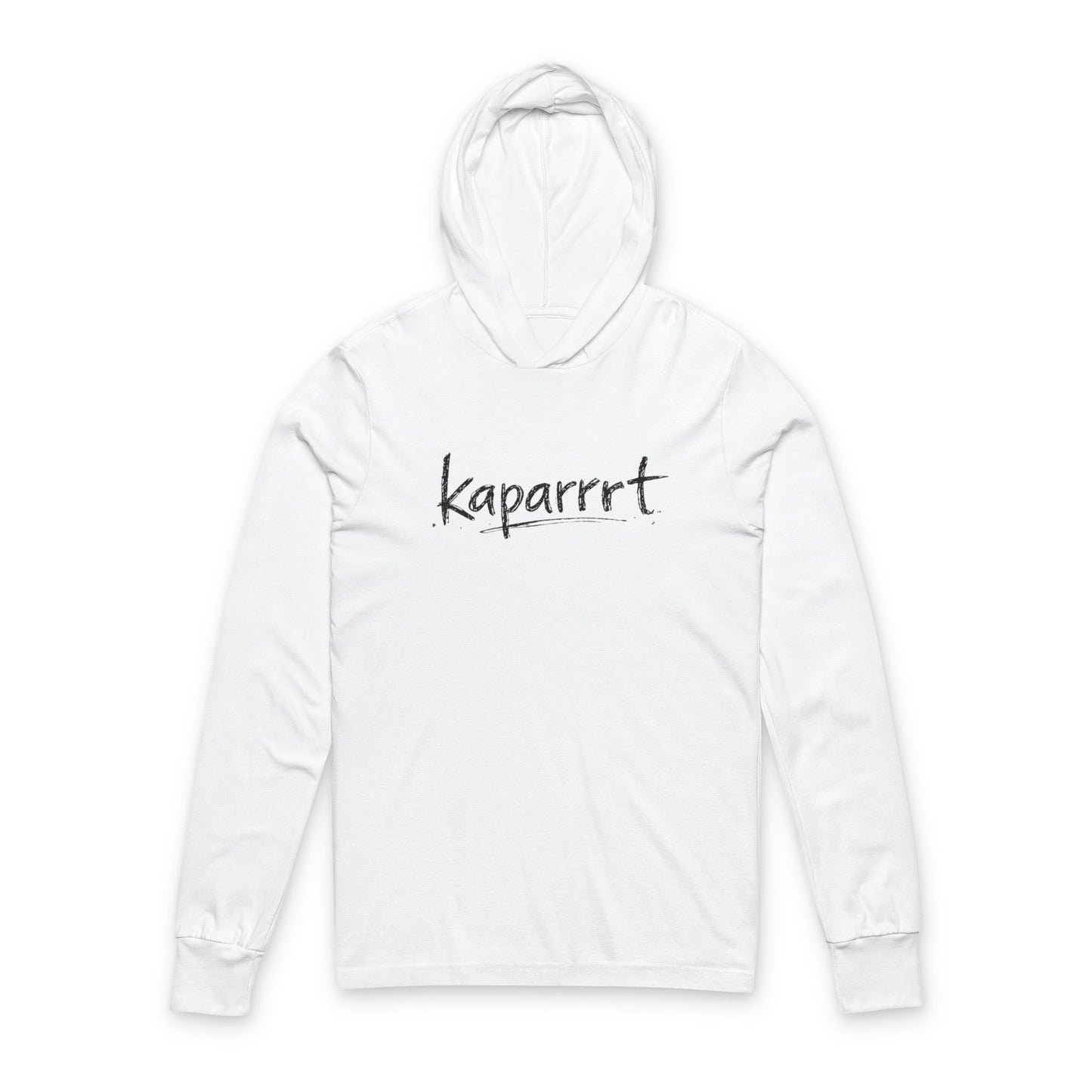 Kaparrt Script Hooded Long Sleeve Tee