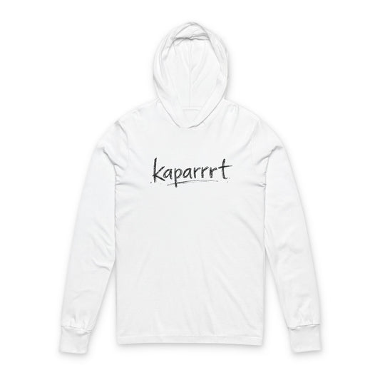 Kaparrt Script Hooded Long Sleeve Tee