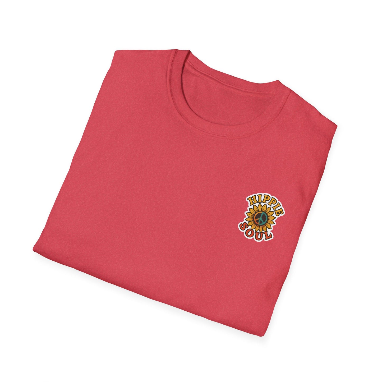 Hippie Soul T-Shirt | Unisex Graphic Tee, Vintage Inspired Apparel, Boho Clothing, Peace Sign Shirt, Gifts for Free Spirits