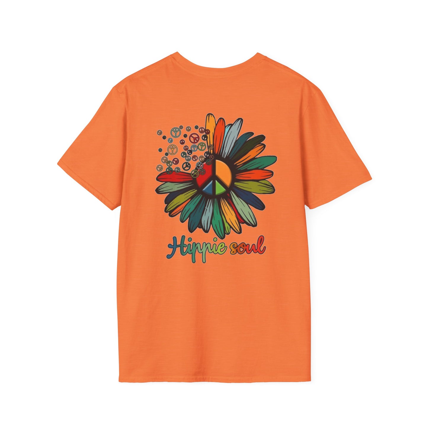 Hippie Soul T-Shirt | Unisex Graphic Tee, Vintage Inspired Apparel, Boho Clothing, Peace Sign Shirt, Gifts for Free Spirits